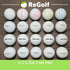 【中古】 ロストボール RZN Golf レジン ゴルフ MS プロ ホワイト 20球 ACランク ゴルフボール リゴルフ